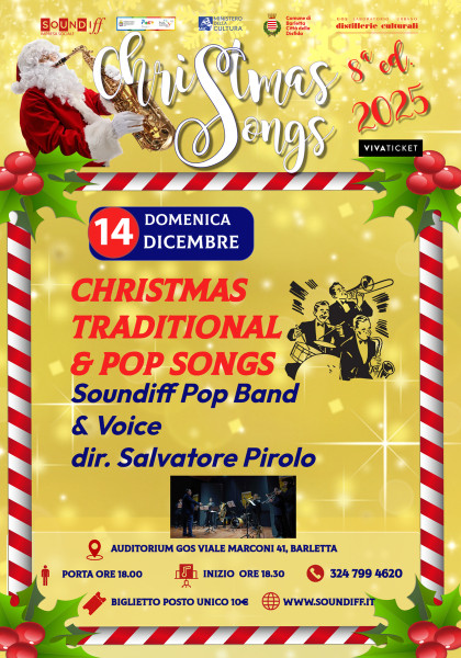 CHRISTMAS TRADITIONAL  & POP SONGS - Soundiff Christmasongs 2025