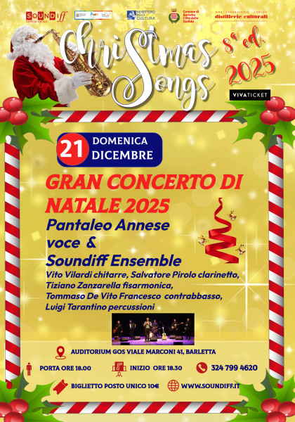 GRAN CONCERTO DI NATALE 2025 - Soundiff Christmasongs 2025