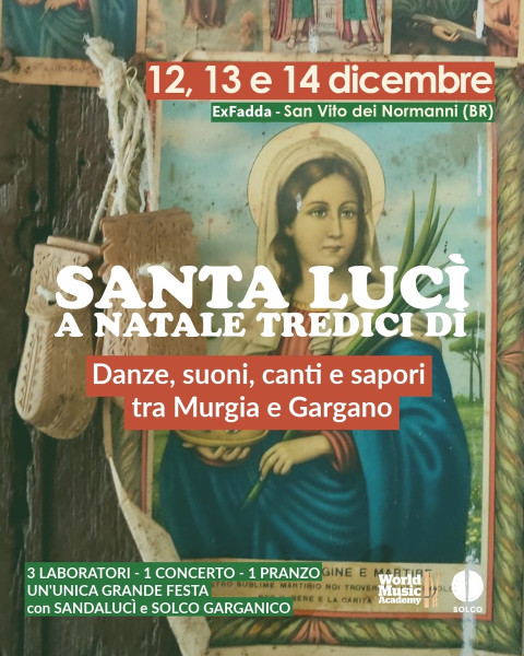 Santa Lucì, a Natale tredici dì
