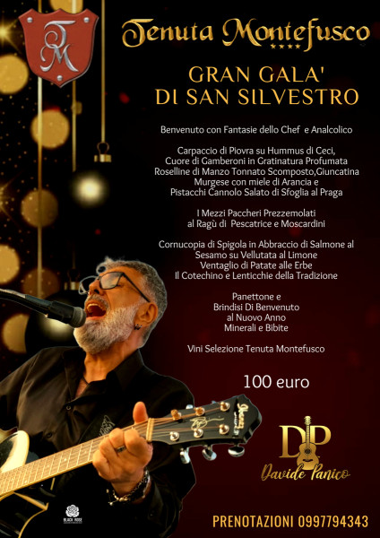 Gran galà di san Silvestro con Davide Panico