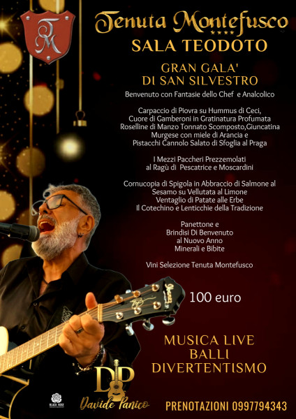 Gran galà di san Silvestro con Davide Panico