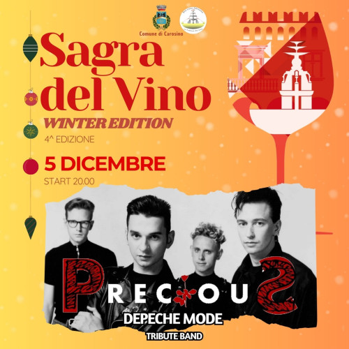 PRECIOUS tributo ai Depeche Mode live alla Sagra del Vino