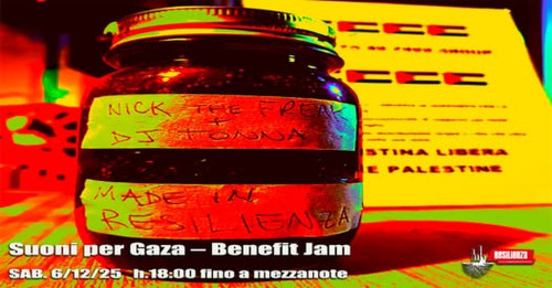 Suoni per Gaza - Benefit jam