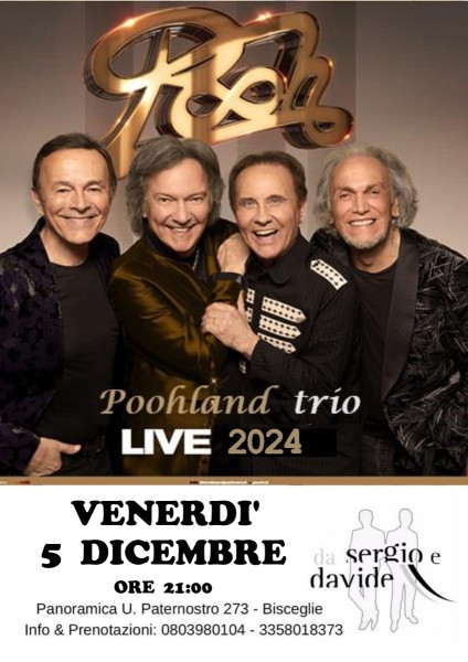 POOH  Live Tribute con "POOHLAND Trio"