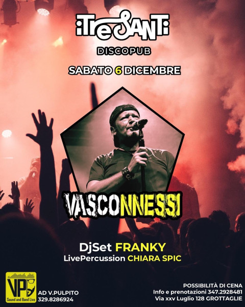 Vasconnessi live + djset & Live Percussion