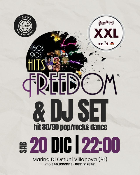 FREEDOM LIVE + DJ SET