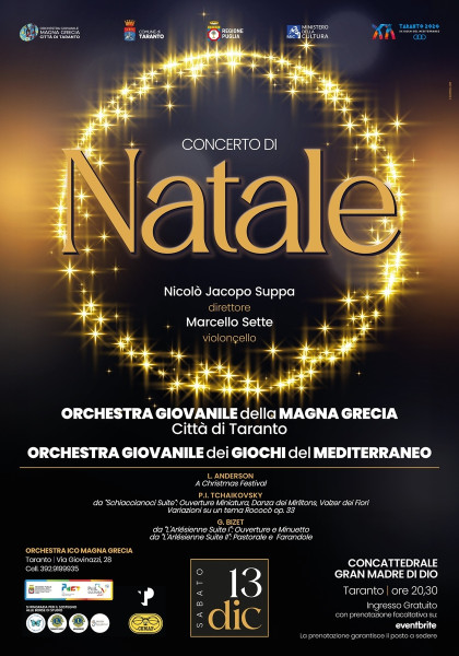 CONCERTO DI NATALE Orchestra Giovanile della Magna Grecia Città di Taranto
