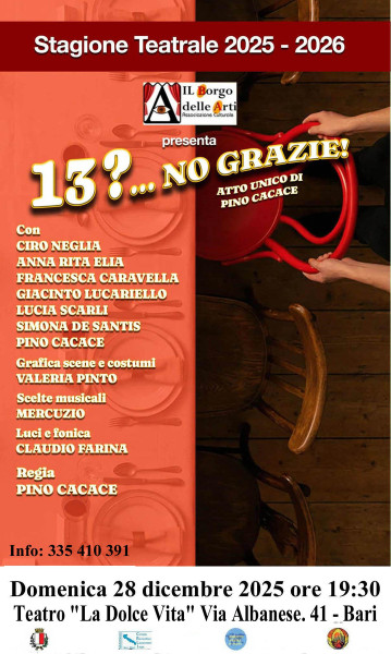 13?... NO GRAZIE!