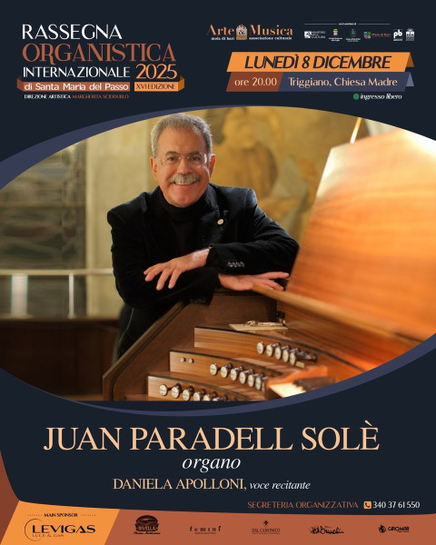 "La Musica nelle Cattedrali" con Juan Paradell Solé