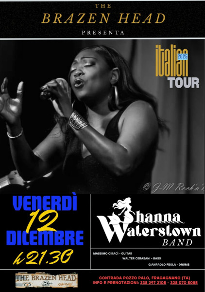 IL RITORNO DI SHANNA WATERSTOWN AL BRAZEN HEAD