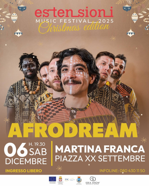 Estensioni Music & Lights Festival | Xmas Edition 2025 presenta Afrodream
