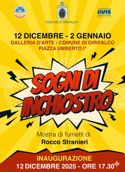 Mostra di Fumetti "Sogni d'Inchiostro" featuring Rocco Stranieri
