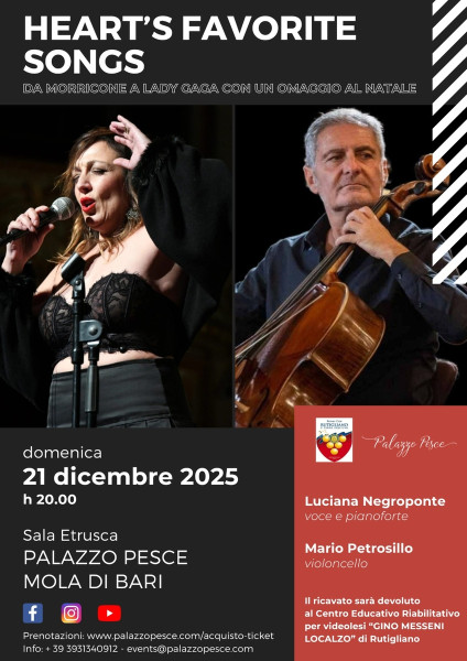 HEART’S FAVORITE SONGS  - LUCIANA NEGROPONTE IN CONCERTO