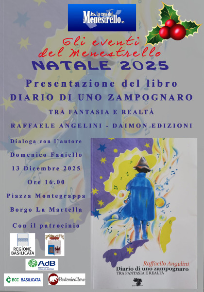 Presentazione del libro " Diario di uno zampognaro "