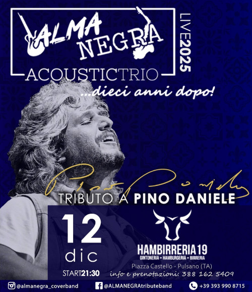 ALMANEGRA Pino Daniele Tribute Band al Hambirreria 19