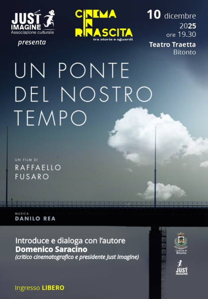 Raffaello Fusaro presenta film "Un ponte del nostro tempo"