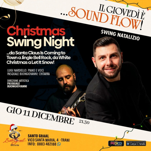 Christmas Swing Night duo live a Trani