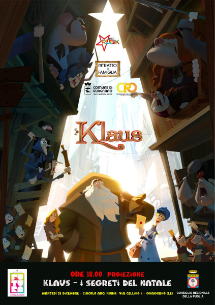 Proiezione del film “Klaus - I segreti del Natale”