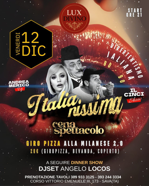 ITALIANISSIMA anni 80 , 90