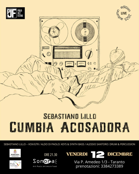 Sebastiano Lillo Trio, presenta: Cumbia Acosadora - LIVE