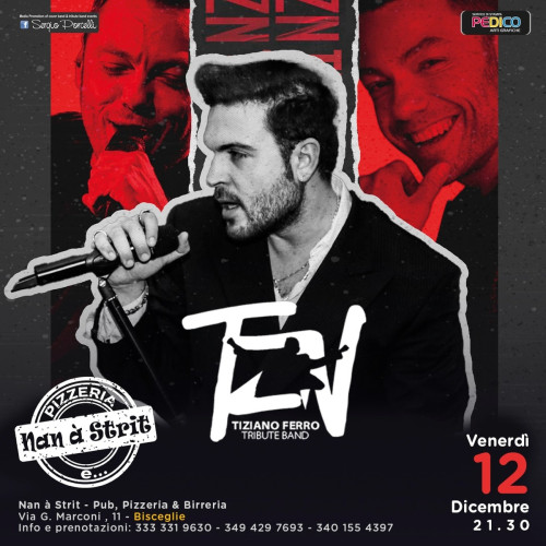 Tzn Tiziano Ferro tribute band live a Bisceglie