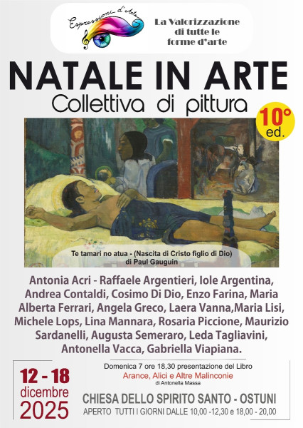 Ostuni, Collettiva di Pittura "Natale in Arte"