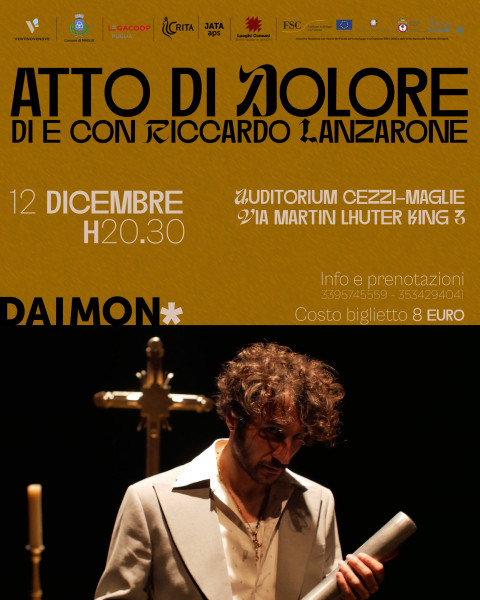 Atto di dolore di e con Riccardo Lanzarone