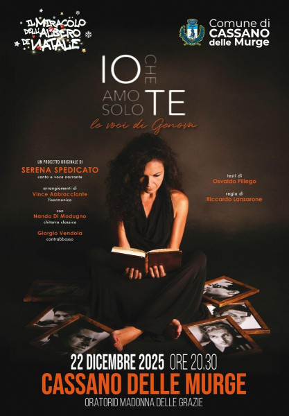 Serena Spedicato - Io che amo solo te - Le voci di Genova