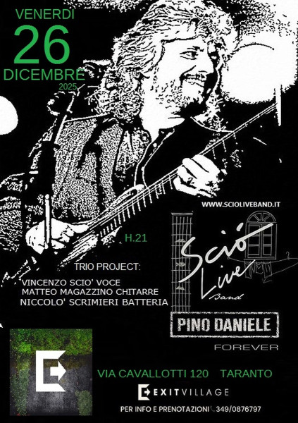 Sciò Live Band Pino Daniele Forever live concert