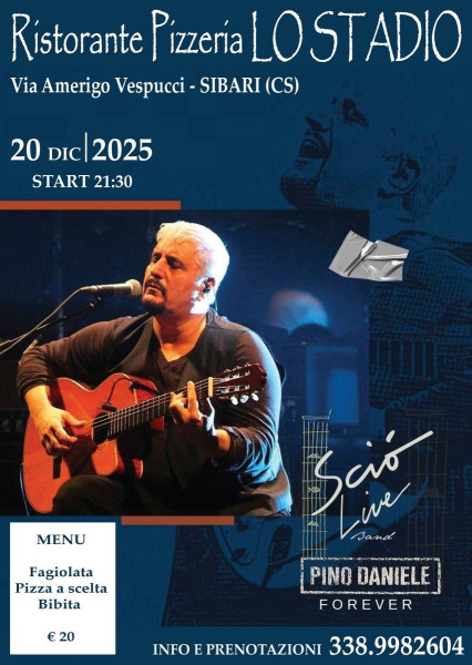 Sciò Live Band Pino Daniele Forever live concert