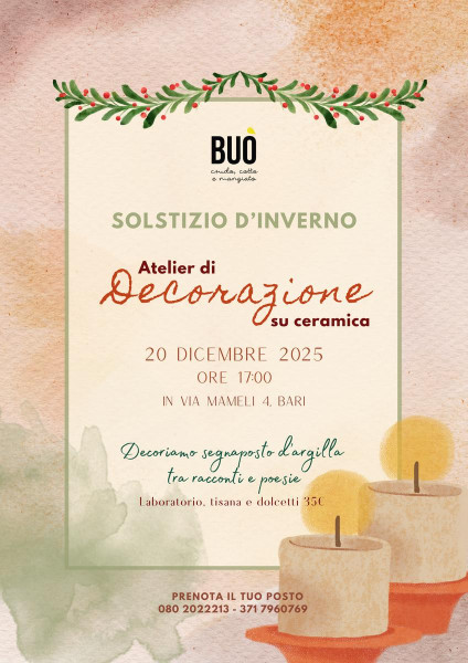 Atelier di decorazione su argilla