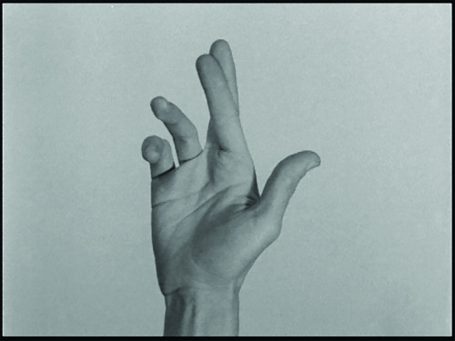 HAND MOVIE - videoinstallazione di Yvonne Rainer
