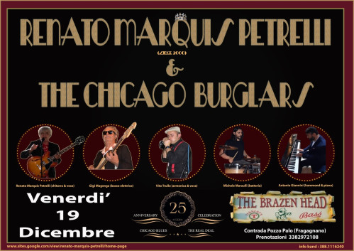 IL RITORNO DI RENATO PETRELLI & THE CHICAGO BURGLARS