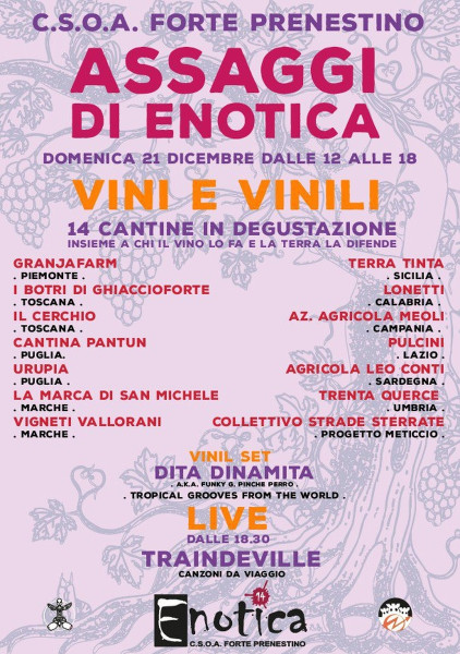 Traindeville live concert per "Assaggi di Enotica"