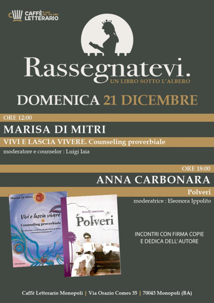 Presentazione del libro VIVI E LASCIA VIVERE Counseling Proverbiale- Per affrontare e risolvere, da soli, alcuni problemi centrandosi sul proprio Sé. Wip edizioni