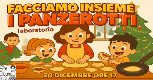 FACCIAMO INSIEME I PANZEROTTI laboratorio per bambini