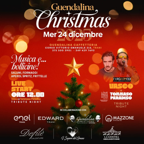 Guendalina Christmas 2025 ...musica e bollicine a Trani!!!