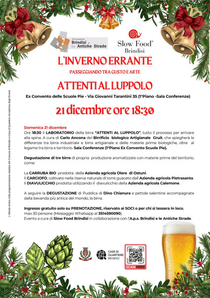 Laboratorio del gusto: Attenti al luppolo