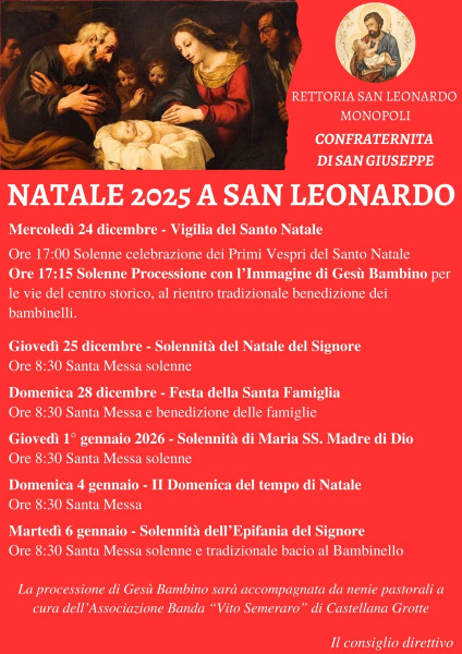 Solenne Processione di Gesù Bambino