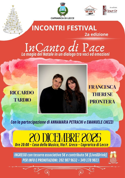 FESTIVAL INCONTRI 2a ed. - InCanto di Pace