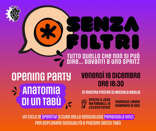 SENZA FILTRI. Tutto che si non si può dire...davanti ad uno spritz