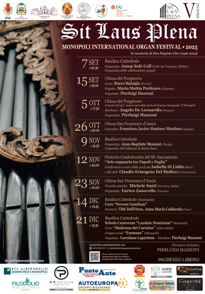 Concerto conclusivo Festival Organistico Internazionale "Sit laus plena"
