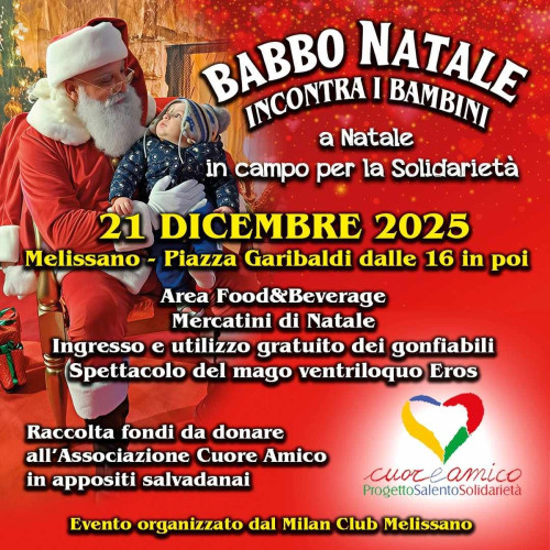 BABBO NATALE INCONTRA I BAMBINI