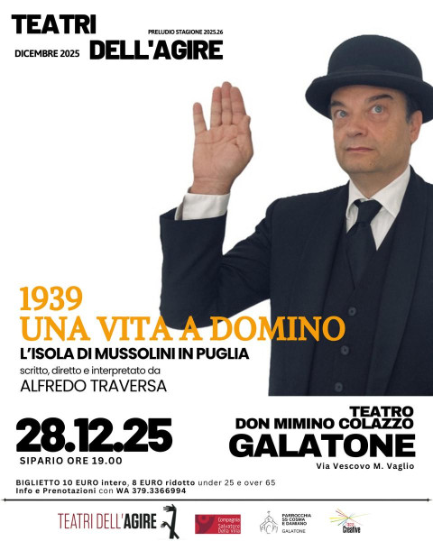 1939. UNA VITA A DOMINO L’isola di Mussolini in Puglia