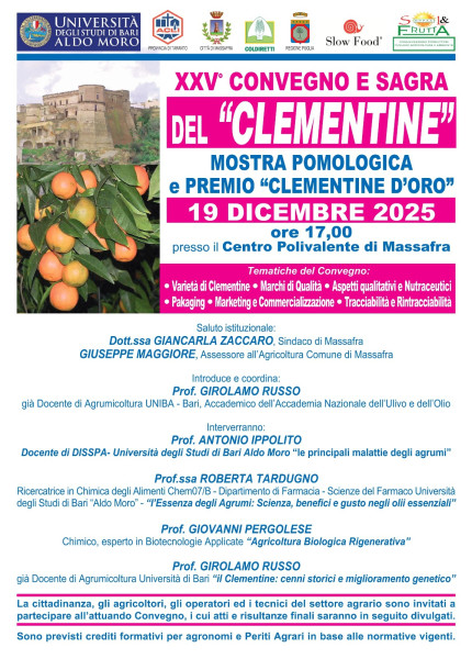 XXV Convegno e Sagra del Clementine