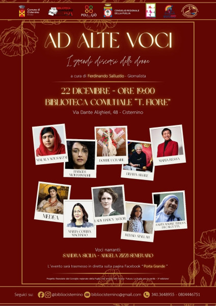 AD ALTE VOCI. I grandi discorsi delle donne