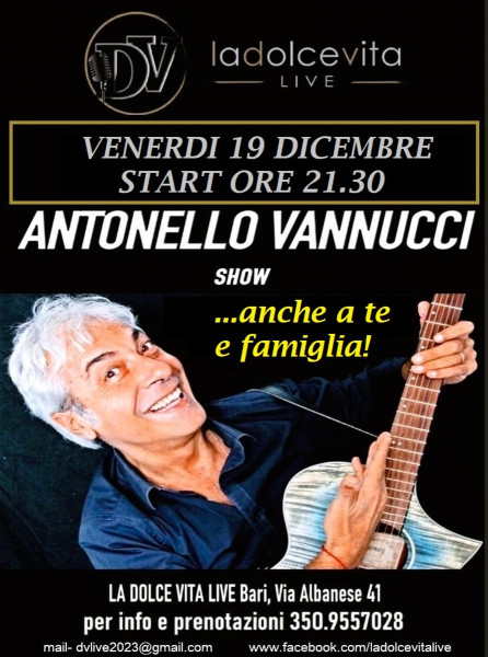 Antonello Vannucci in " ...anche a te e famiglia"