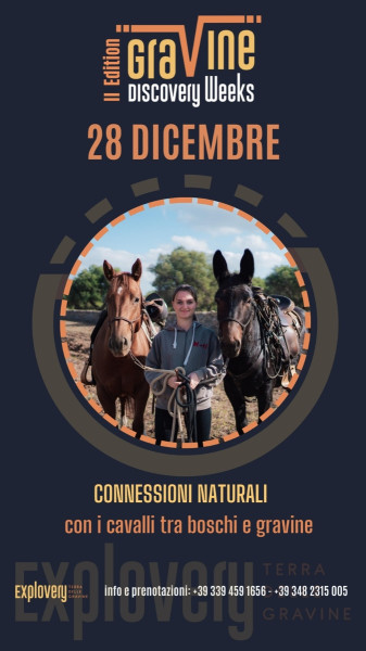 Connessioni Naturali: con i cavalli tra boschi e gravine