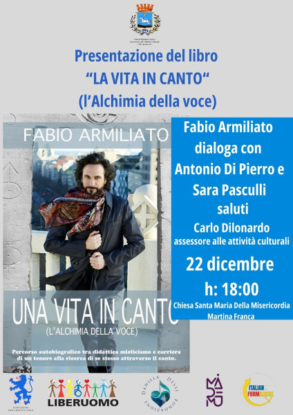 Presentazione "La Vita in Canto" con l'autore Fabio Armillato