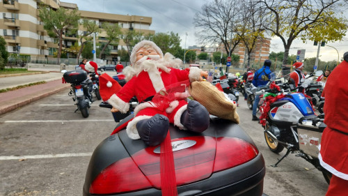 Babbo Natale in moto